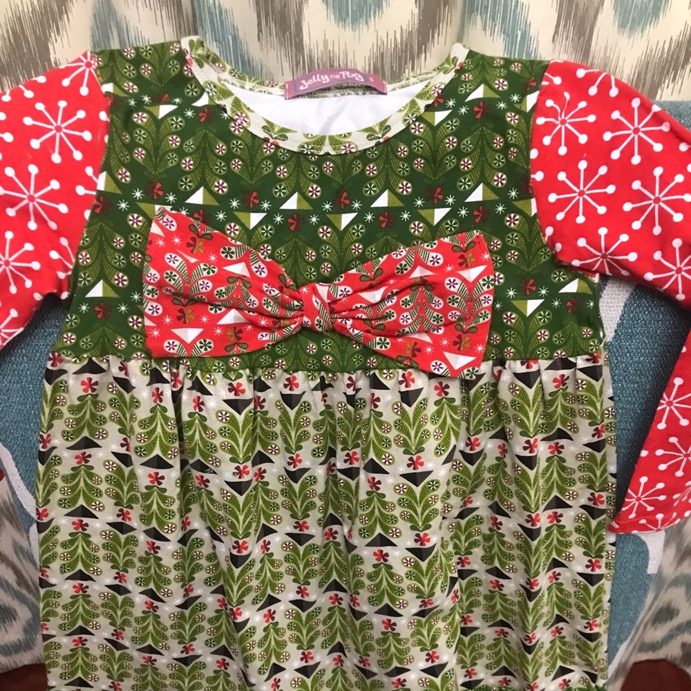 Jelly the Pug Christmas Dress